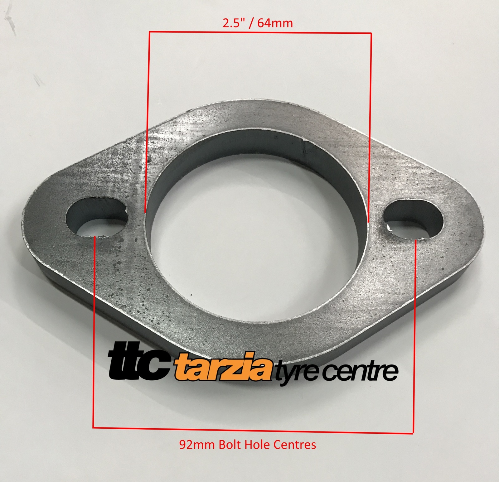 2-bolt-exhaust-flange-x2-h-duty-12mm-mild-steel-92mm-bolt-centre-suit-2