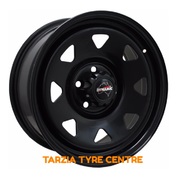 Dynamic 16x7" Triangle Sunraysia Fits Ford Toyota Hilux 2x4 Steel Wheel 5x114.3 +30 Black