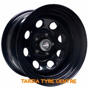 Dynamic 16x8" Soft 8 Drift Steel Wheel 5x114.3 +10 Black