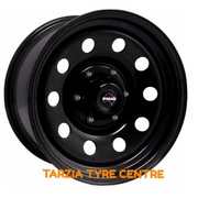 Dynamic 16x8" Circle Hole 4X4 Steel Wheel 6x114.3 +20 Black Nissan Navara & Pathfinder