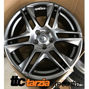 VF GTS Blade HSV Holden Style Wheels 20x8.5" / 20x9.5" Staggered Set Dark Stainless Suits Commodore VE - VF