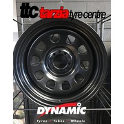 TTC Burnout Edition 17x8" D Shape Steel Wheel Multi 5x120.65 5x114.3 -25 3.5"BS Black