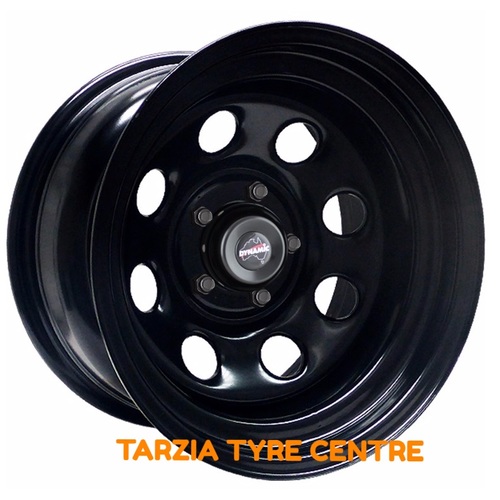 Dynamic 15x8" Soft 8 4X4 Steel Wheel 5x114.3 -25 Black