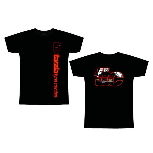 Hangry VH Tarzia Tyre Centre T Shirt [Size: Small]