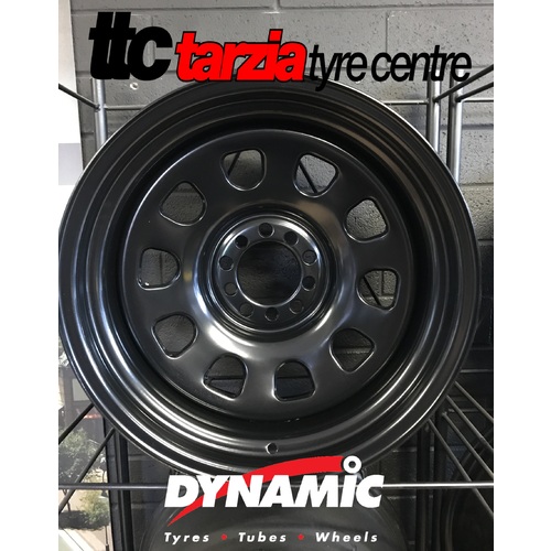 TTC Burnout Edition 17x8" D Shape Steel Wheel Multi 5x120.65 5x114.3 -25 3.5"BS Black