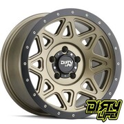Dirty Life Theory 17x9" 6x139.7 +20 Matte Gold CB110.1 4X4 Alloy Wheel x1
