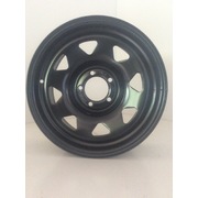 Dynamic 14x5.5" Triangle Hole HQ-WB Holden & Chev Steel Wheel 5x120.65 +0 Matt Black
