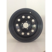 Dynamic 15x7" Round Hole HQ-WB Holden & Chev Steel Wheel 5x120.65 +0 Black