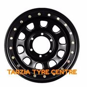 Dynamic 17x8" D Shape Imitation Beadlock Volkswagen 4X4 Steel Wheel 5x120 +30 Black