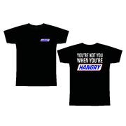 Hangry You're Not You When Your Hangry Men's T Shirt Black Funny AS Colour