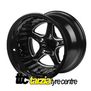 Street Pro ll 15 x 10 Inch Ford Falcon Bolt 5 x 4.50 3.5 inch Back Space Black
