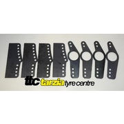 Pro Street Series 4 Link Chassis Bracket Kit Steel 5/8"Holes suit 9 Inch Diff 3" Tube
