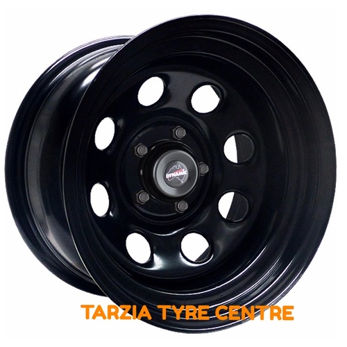 Dynamic 16x8" Soft 8 4X4 Steel Wheel 5x114.3 -25 Black